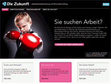 Tablet Screenshot of diezukunft.com